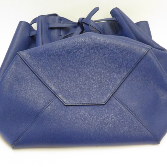 Celine Cabas Phantom Tote with Belt Cobalt Blue - Picture 6 of 8